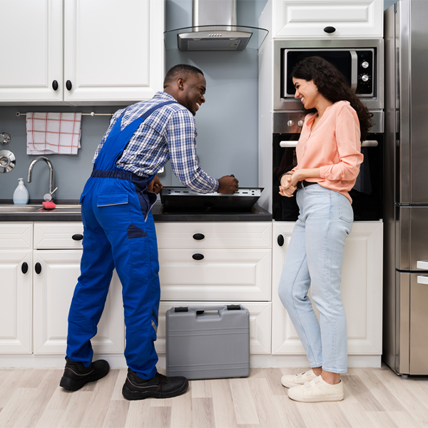 can you provide an estimate for cooktop repair before beginning any work in Center Barnstead